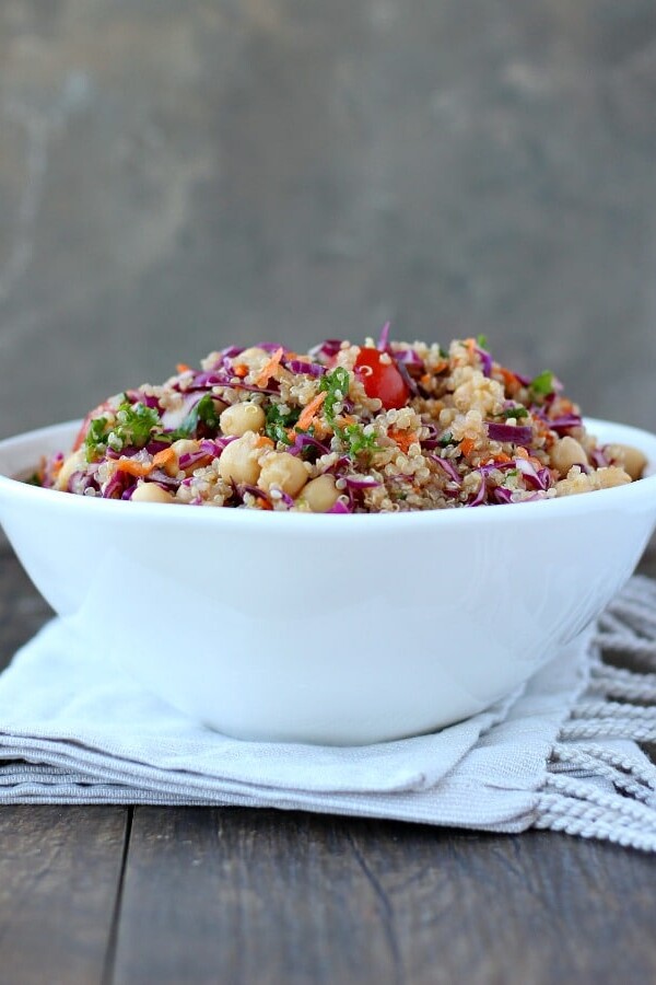 asian quinoa salad