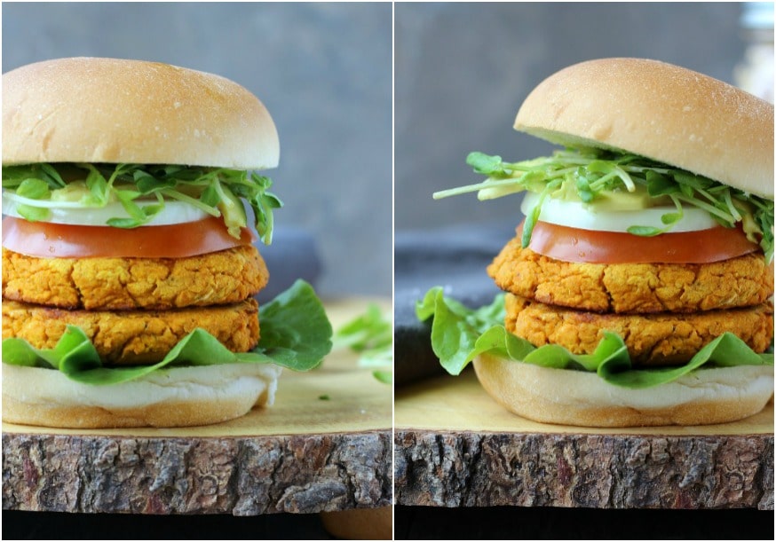 The tastiest veggie burger you will ever eat! Flavored with spices, hot sauce and earthy ingredients to make you insanely satisfied! gardeninthekitchen.com 