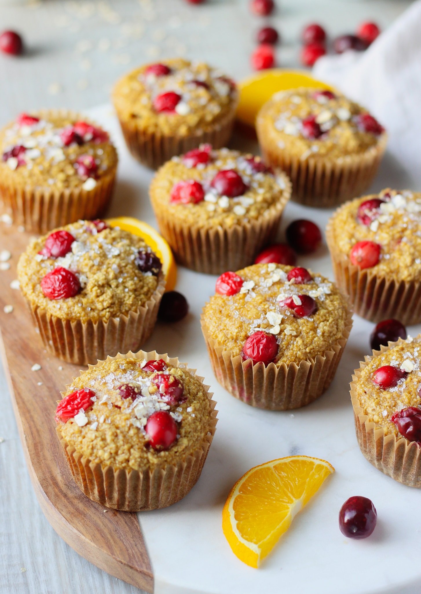 Gluten-Free Cranberry Orange Muffins