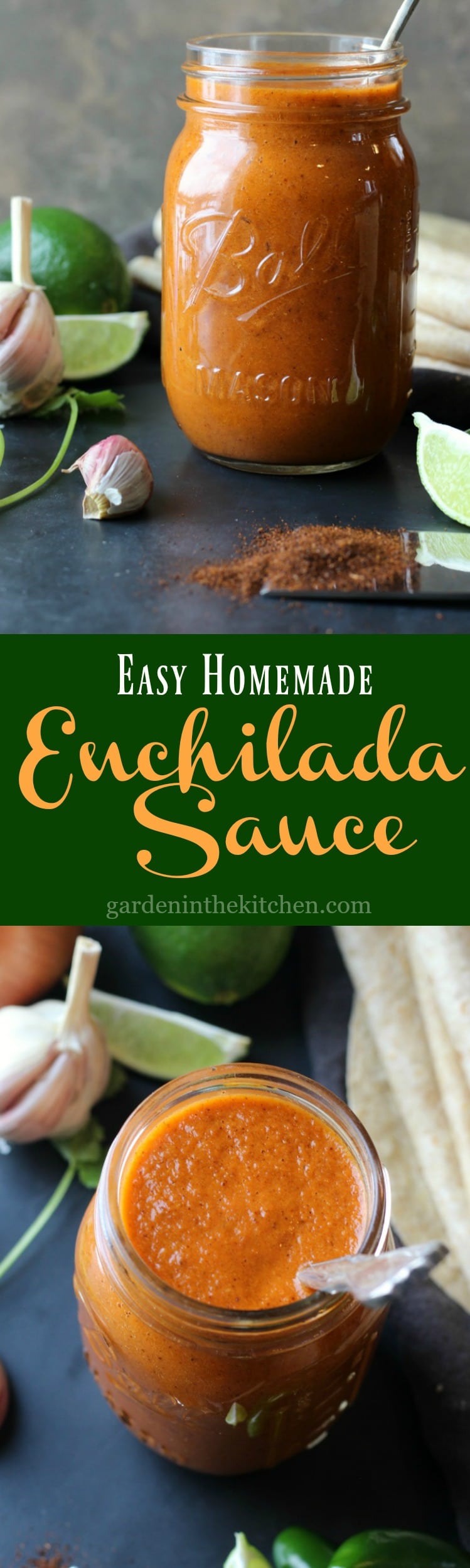 Easy Homemade Enchilada Sauce | gardeninthekitchen.com