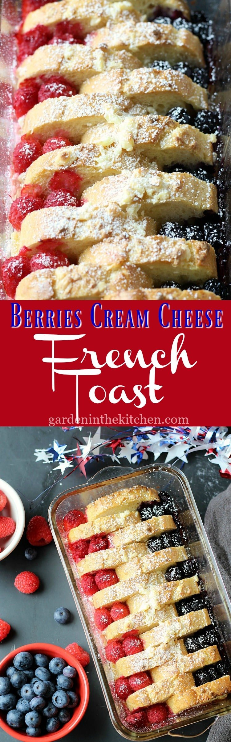 Berries Cream Cheese French Toast 
