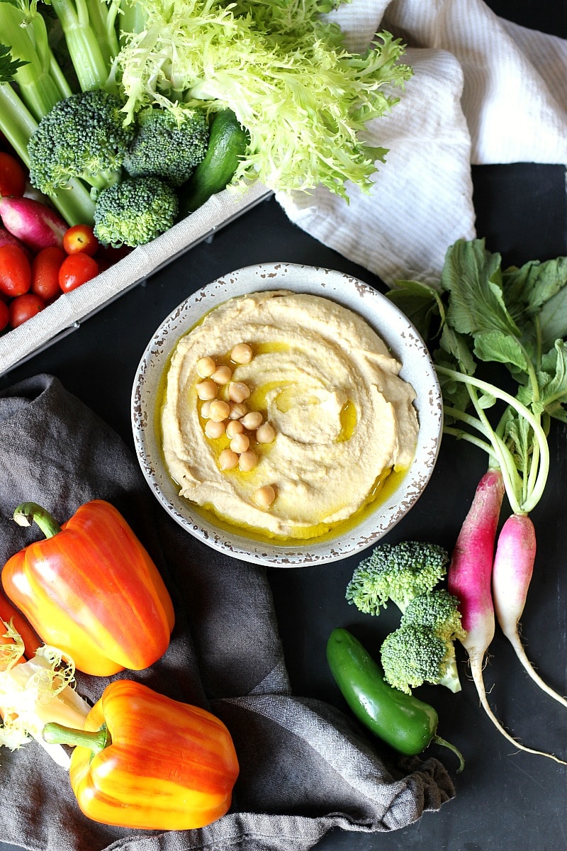 Original Creamy Chickpea Hummus | Garden in the Kitchen