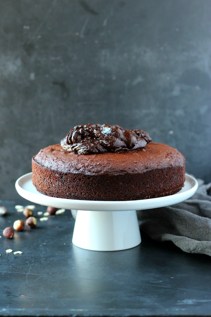 Chocolate Espresso Hazelnut Cake | Garden in the Kitchen