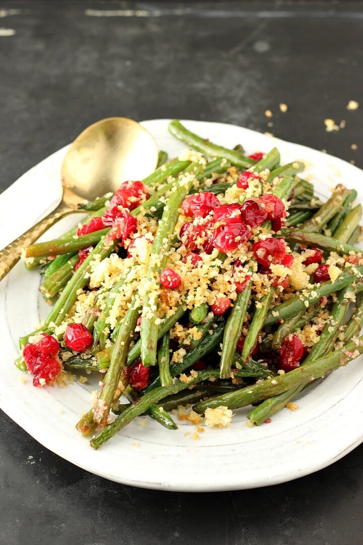 Maple Glazed Green Beans With Parmesan Panko Garden in the Kitchen