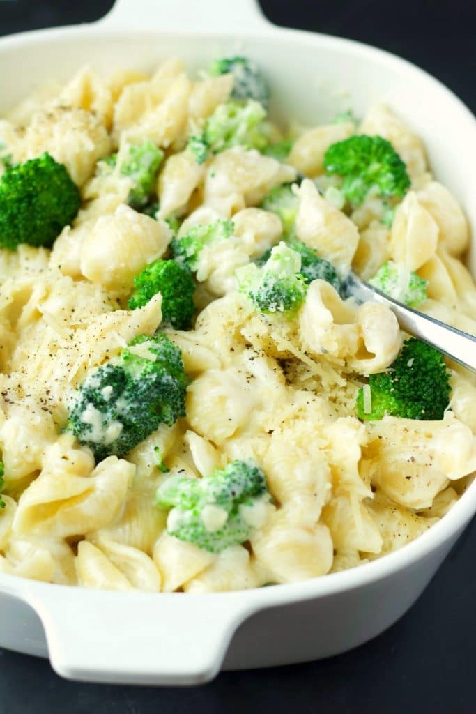 Stove Top Alfredo Mac And Cheese | Garden in the Kitchen