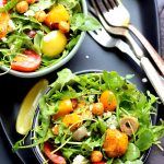 Roasted Butternut Squash Arugula Salad