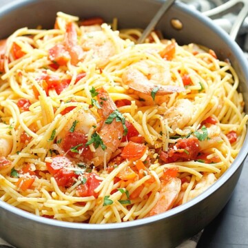 Shrimp Spaghetti Aglio & Olio