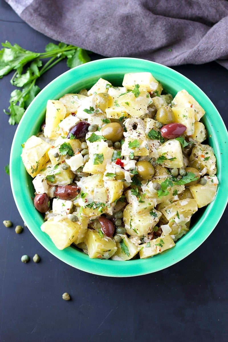 Instant Pot Mediterranean Potato Salad | Garden in the Kitchen