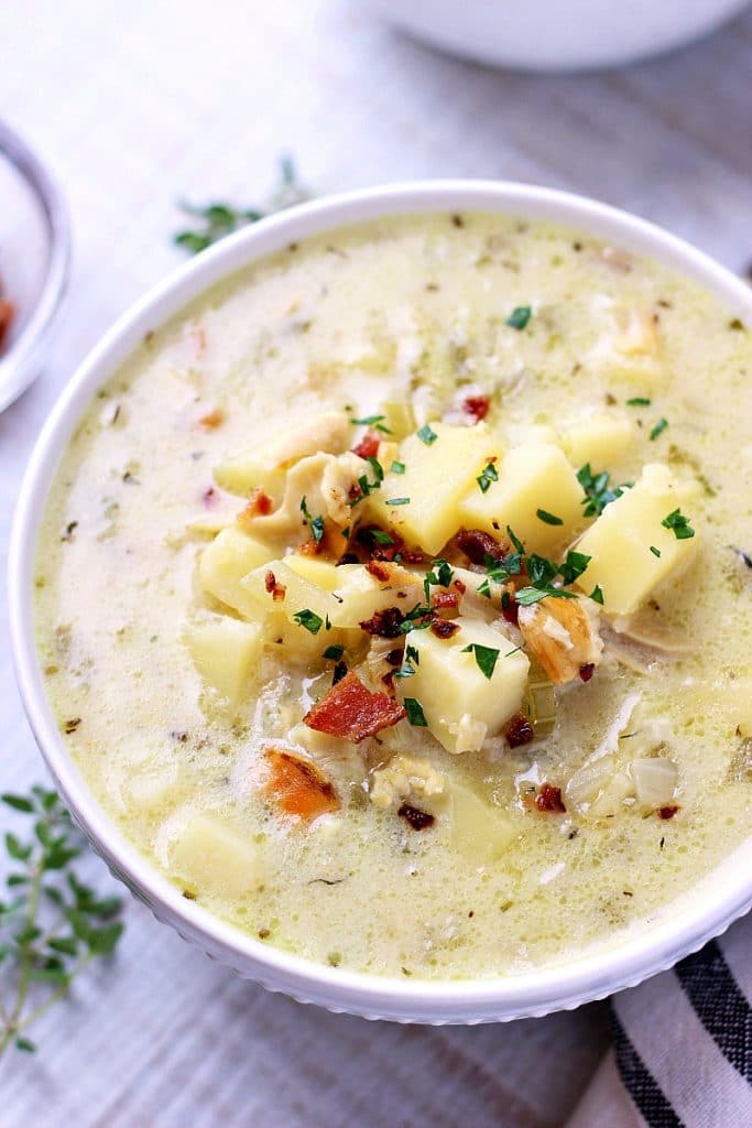 Instant Pot New England Clam Chowder Light | Garden in the ...