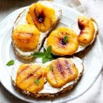 Grilled Peach Toast