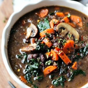 Bean Mushroom Carrot Soup