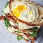 Bacon Spinach Grilled Cheese