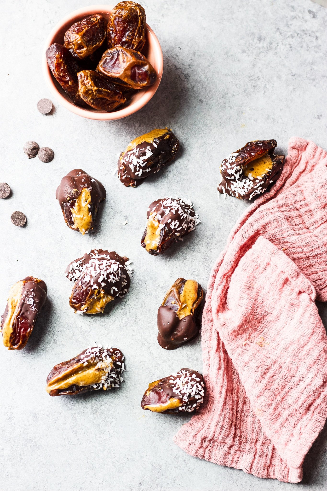 Almond Butter Stuffed Dates | Garden in the Kitchen