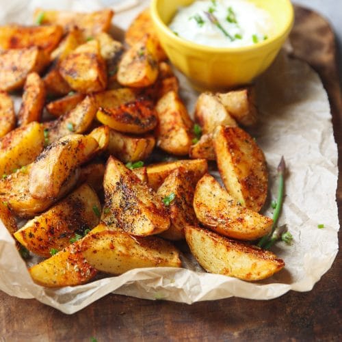 Crispy Oven Roasted Potatoes | Garden in the Kitchen