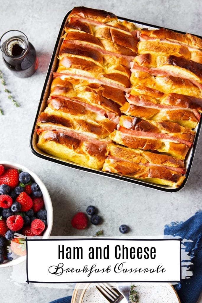 ham and cheese breakfast casserole
