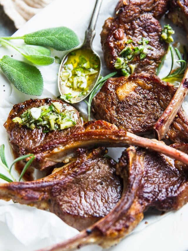 Pan Seared Lamb Chops | Garden in the Kitchen