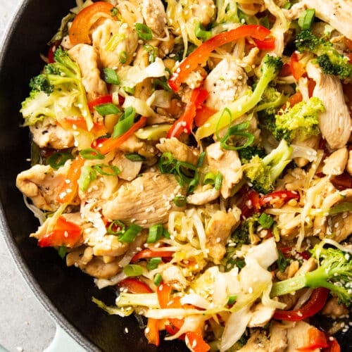 Healthy Chicken Cabbage Stir Fry | Garden in the Kitchen