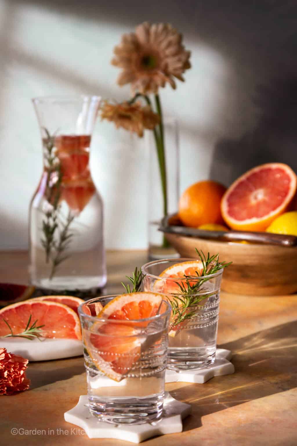 Grapefruit Infused Water | Garden in the Kitchen
