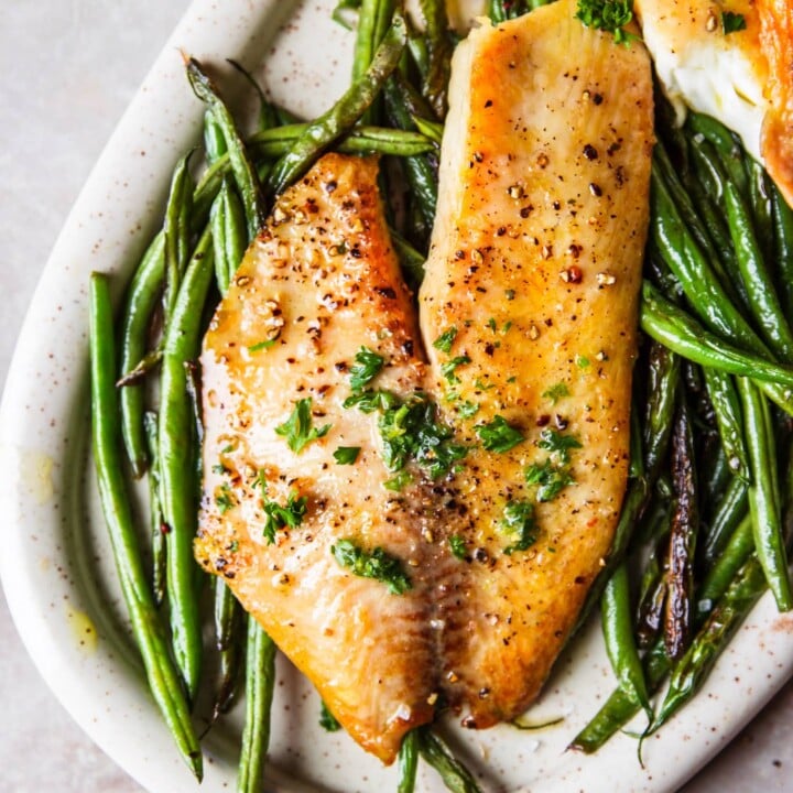 Zesty Tilapia with Charred Green Beans | Garden in the Kitchen