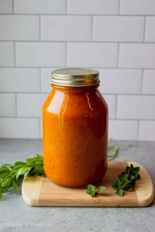 tomato sauce with cherry tomatoes