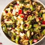 Maple Roasted Brussel Sprouts and Apple Salad