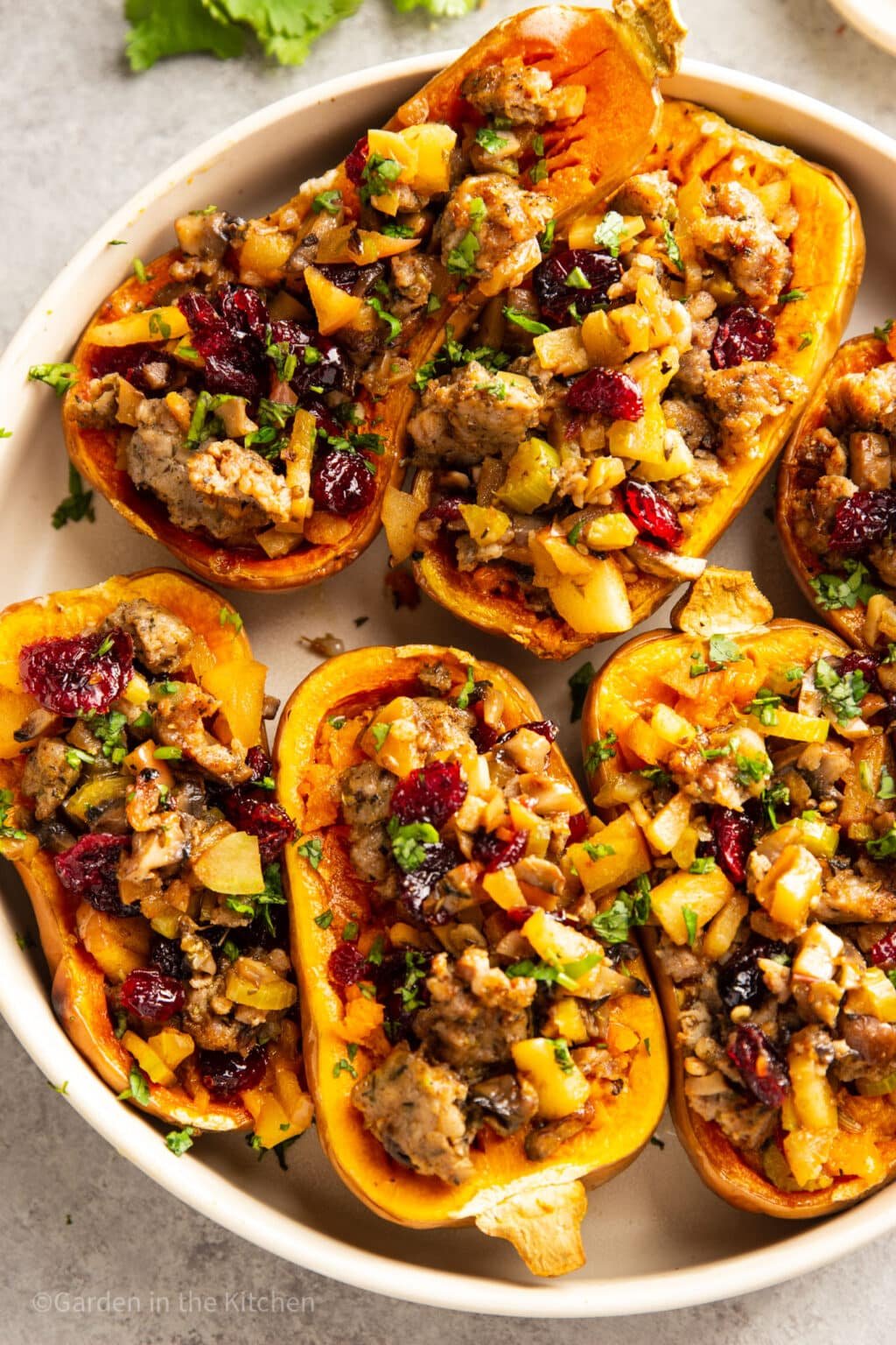 Stuffed HoneyNut Squash