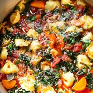 vegetable tortellini soup