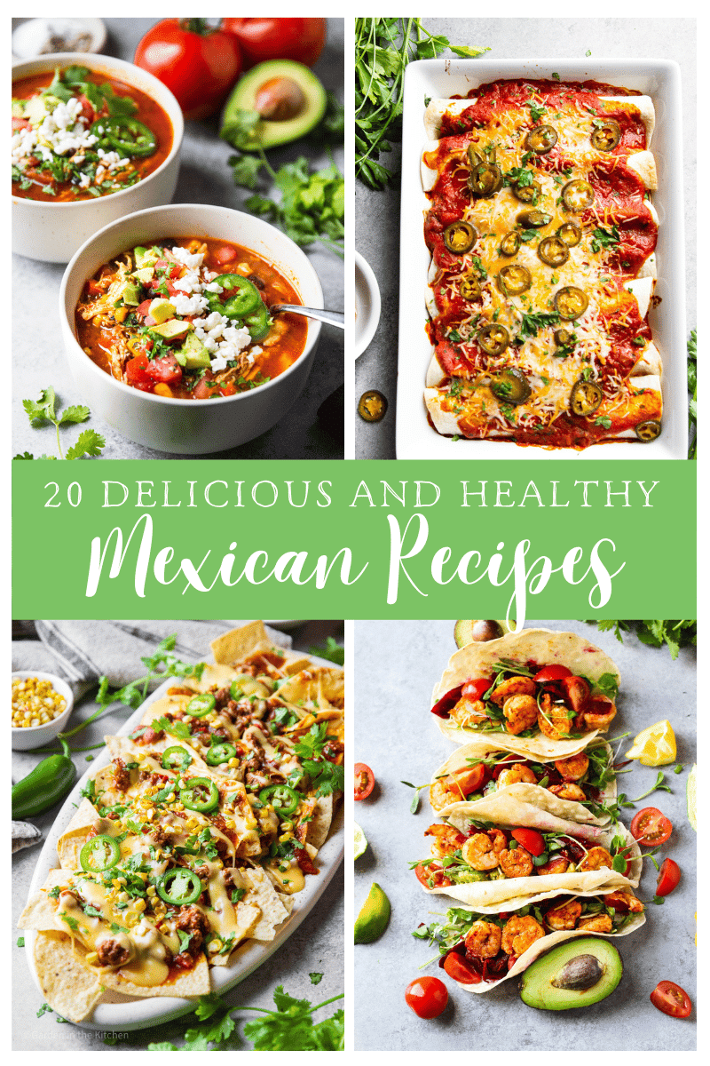 A collection or Mexican-inspired recipes.
