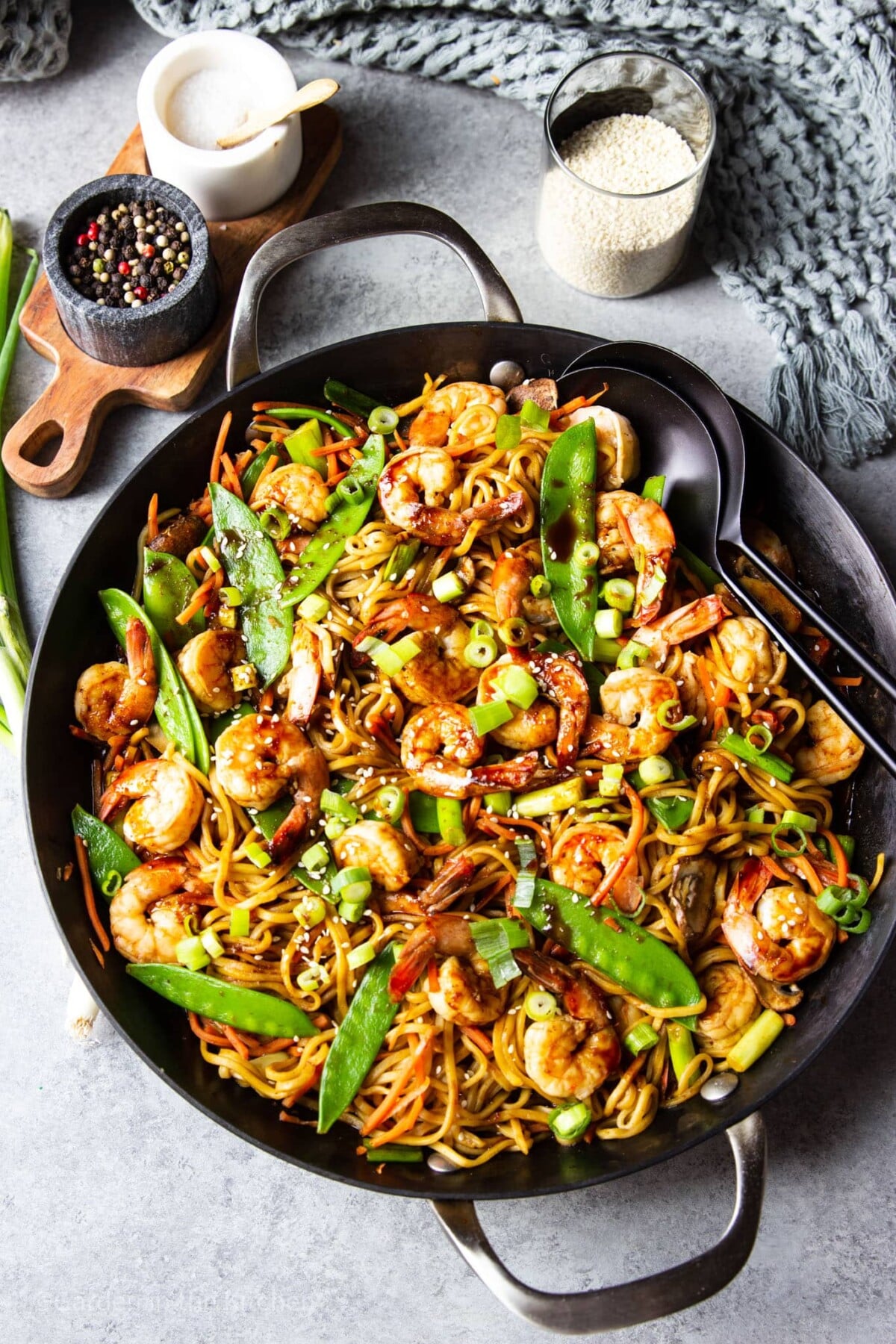 Shrimp Lo Mein Recipe | Garden in the Kitchen