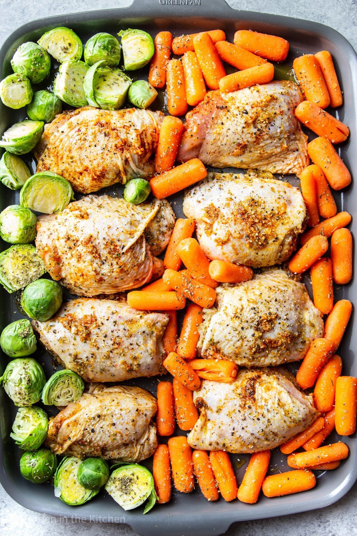Sheet Pan Chicken Thighs with Vegetables | Garden in the Kitchen
