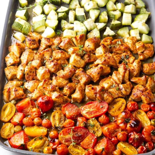 Sheet Pan Honey Mustard Chicken and Veggies