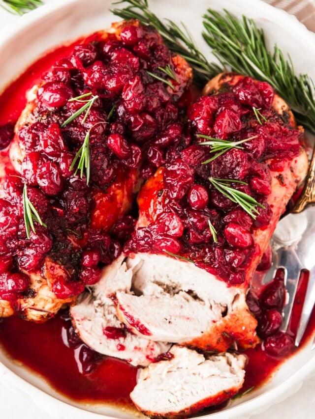 Cranberry Glazed Turkey Breast