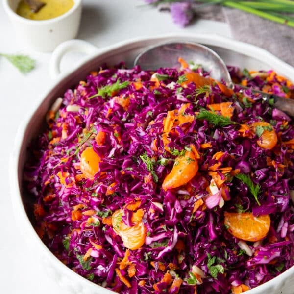 red cabbage slaw