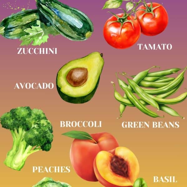 August Produce Guide and Recipes