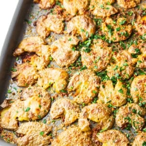 smashed potatoes