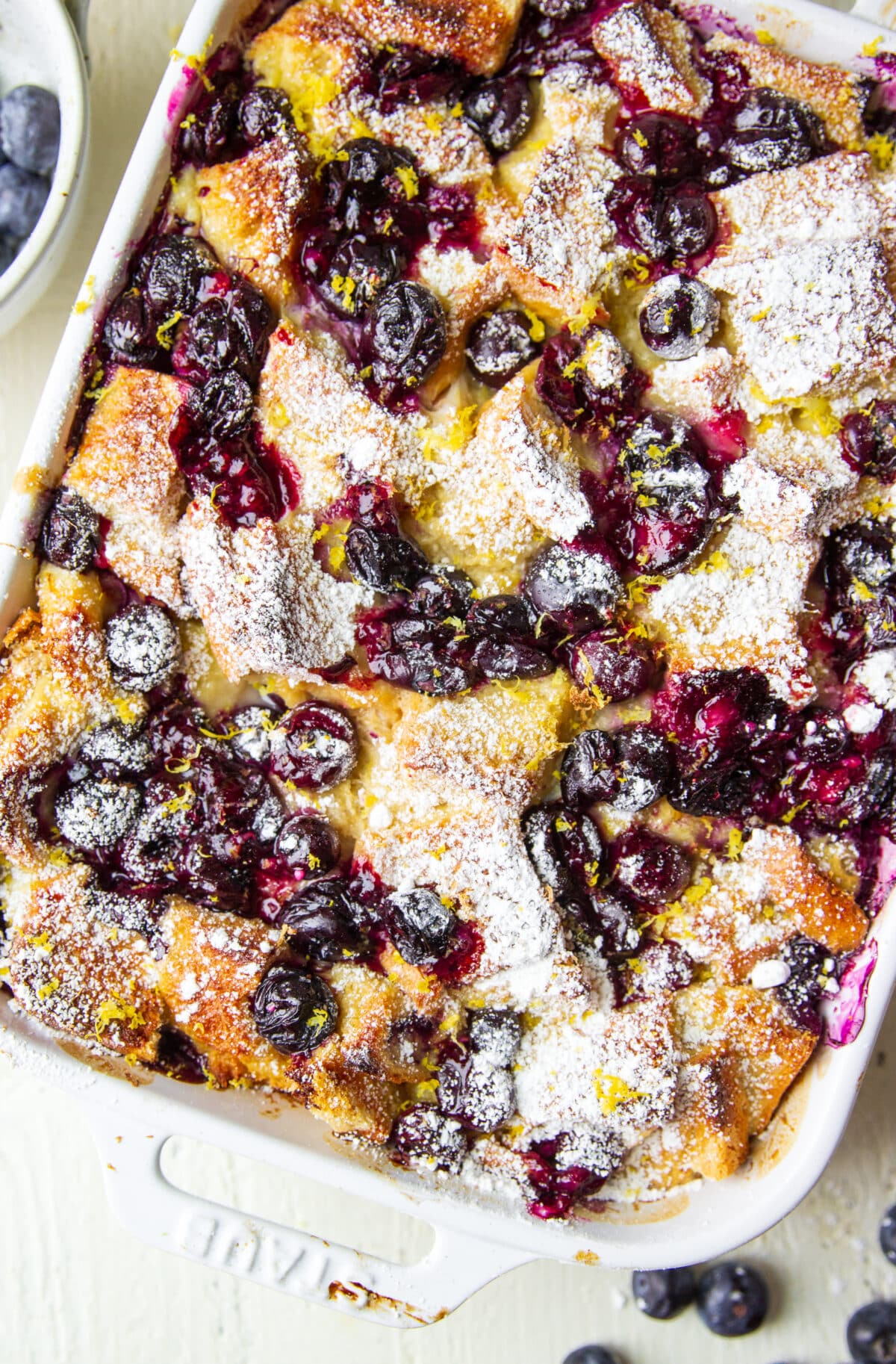 Soft, golden, and filled with lemon and blueberries, this easy French toast casserole is the perfect make-ahead breakfast for spring mornings and brunch gatherings.