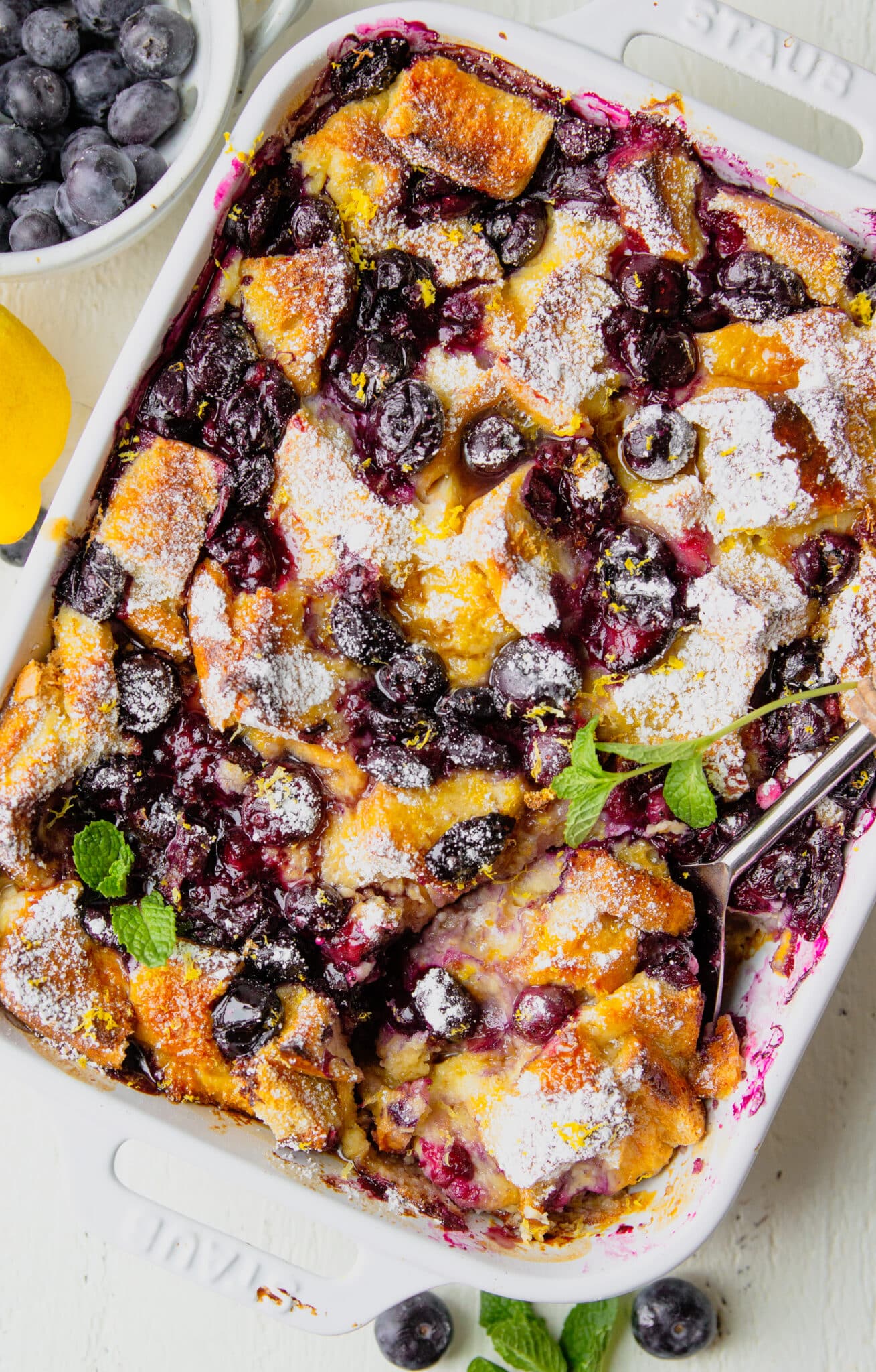 Lemon Blueberry French Toast Casserole