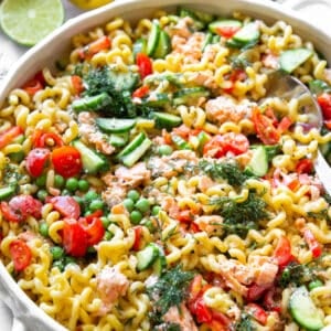 salmon pasta salad