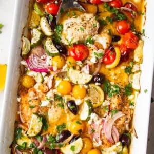 mediterranean Baked Haddock