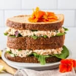 salmon salad sandwich