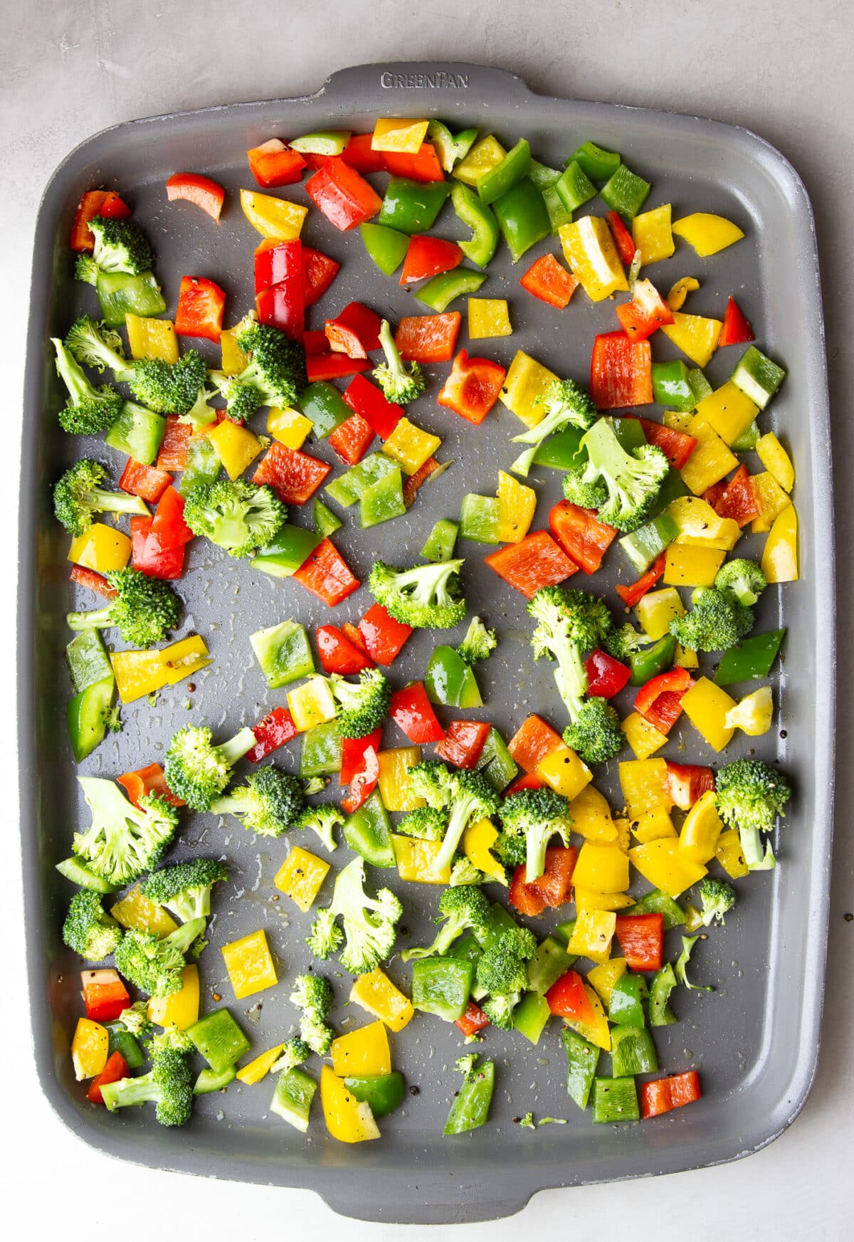 sheet pan with veggies 